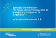 Jornadas de Reflexión “El futuro de los Ferrocarriles de Pasajeros y Cargas en la Argentina” Operadora Ferroviaria S.E. Gerencia de Coordinación Operativa