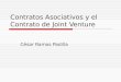 Contratos Asociativos y el Contrato de Joint Venture César Ramos Padilla