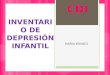 INVENTARIO DE DEPRESIÓN INFANTIL MARIA KOVACS CDI