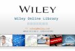 Wiley Online Library 为 全球科研和教育 提供动力