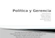 Política y Gerencia
