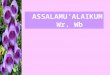 ASSALAMU’ALAIKUM Wr. Wb
