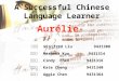 A Successful Chinese Language Learner Aurélie