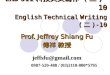 END 011 科技英文寫作  ( 二 )-10 English Technical Writing ( 二 )-10