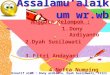 Assalamu’alaikum wr.wb