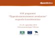 ESF programmi  “Õppenõustamissüsteemi arendamine”  osapoolte koostööseminar