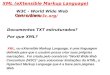 XML (eXtensible Markup Language)