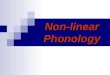 Non-linear Phonology