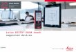 Leica DISTO™ D810 touch supported devices