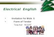 Electrical  English