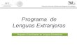 Programa  de Lenguas Extranjeras