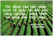 T ác  động  của hội nhập kinh tế quốc tế đối với nông nghiệp ,  nông thôn và nông dân Việt  Nam
