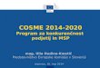 COSME 2014-2020 Program za konkurenčnost  podjetij in MSP