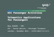 UIC  Passenger Activities Telematics Applications for  Passengers