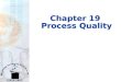 Chapter 19  Process Quality