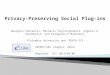 Privacy-Preserving Social Plug-ins