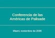 Conferencia de las Américas de Palisade