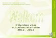 Opleiding voor schoolsecretariaten 2012 - 2013
