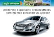 Utbildning i sparsam / bränsleeffektiv körning med personbil via webben