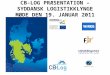 CB-Log  præsentation – Syddansk logistikklynge møde den 19. januar 2011