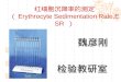 红细胞沉降率的测定 （ Erythrocyte Sedimentation Rate,ESR  ）