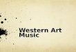 Western Art Music