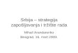 Srbija  –  strategija zapošljavanja i tržište rada