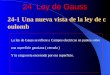 24  Ley de Gauss