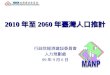 2010 年至 2060 年臺灣人口推計