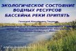 Ранжирование рек Беларуси по модулю техногенной нагрузки