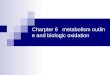 Charpter 6   metabolism outline and biologic oxidation