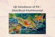Uji  Goodness of Fit :  Distribusi  Multinomial