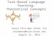 Task-Based Language Teaching: Theoretical Concepts