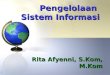 Pengelolaan  Sistem Informasi