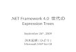 NET Framework 4.0  世代の  Expression Trees