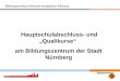 Hauptschulabschluss- und „Qualikurse“  am Bildungszentrum der Stadt Nürnberg