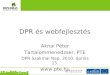 DPR és  webfejlesztés