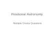 Positional Astronomy