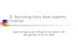 3.  Revisiting Early Web Usability Findings