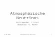 Atmosphärische Neutrinos