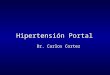 Hipertensión Portal          Dr. Carlos Cortez
