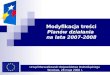 Modyfikacja treści  Planów działania  na lata 2007-2008