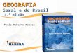 GEOGRAFIA Geral e do Brasil  4.ª edição
