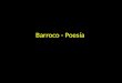 Barroco - Poesía