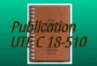 Publication  UTE C 18-510
