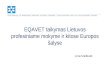 EQAVET taikymas Lietuvos profesiniame mokyme ir kitose Europos šalyse