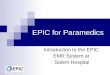 EPIC for Paramedics