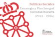 Políticas Sociales Estrategia y Plan Integral Juventud Navarra (2013 – 2016)