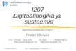I207 Digitaalloogika ja  -süsteemid