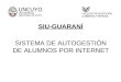 SISTEMA DE AUTOGESTIÓN DE ALUMNOS POR INTERNET